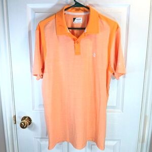 Izod Polo Shirt Activewear Golf Athleisure Peach Men's Size M NWOT